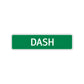 Dash Street Sign Children Name Room Plate