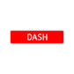 Dash Street Sign Children Name Room Plate