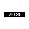 Anson Street Sign Children Name Room Plate