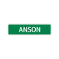 Anson Street Sign Children Name Room Plate