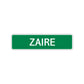Zaire Street Sign Children Name Room Plate