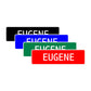 Eugene Street Sign Children Name Room Plate