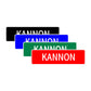 Kannon Street Sign Children Name Room Plate