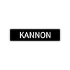 Kannon Street Sign Children Name Room Plate