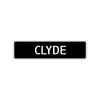 Clyde Street Sign Children Name Room Plate
