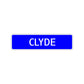 Clyde Street Sign Children Name Room Plate