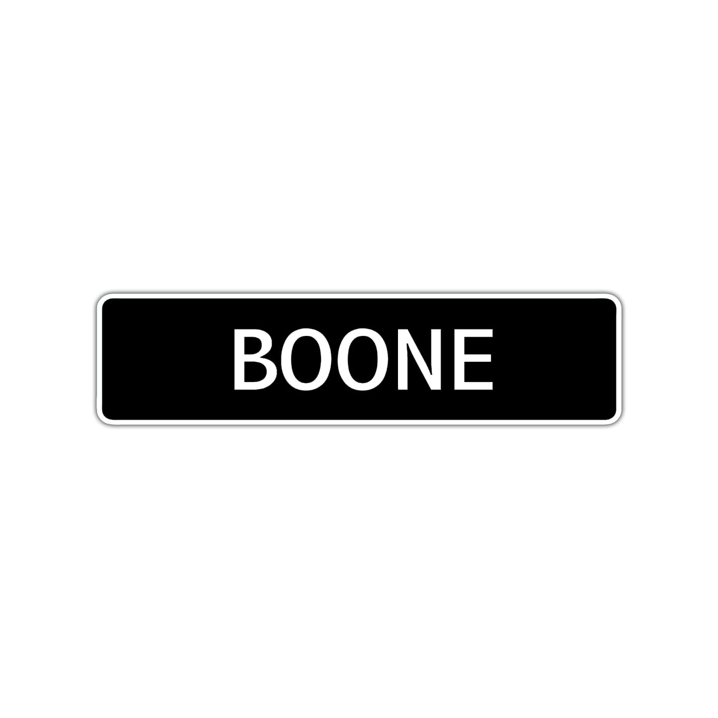 Boone Street Sign Children Name Room Plate