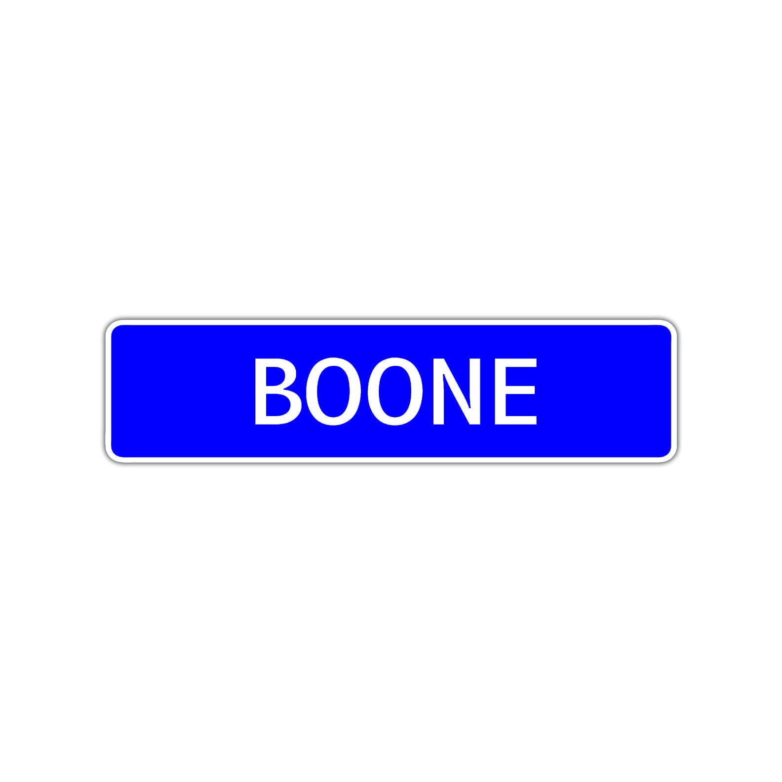 Boone Street Sign Children Name Room Plate