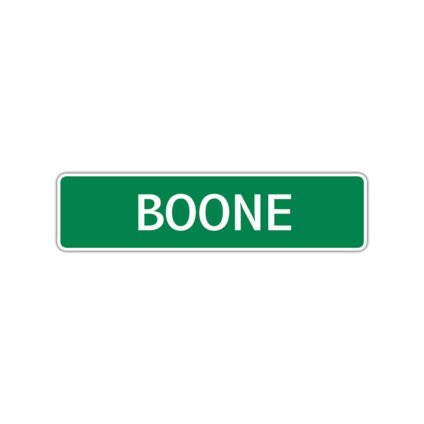 Boone Street Sign Children Name Room Plate