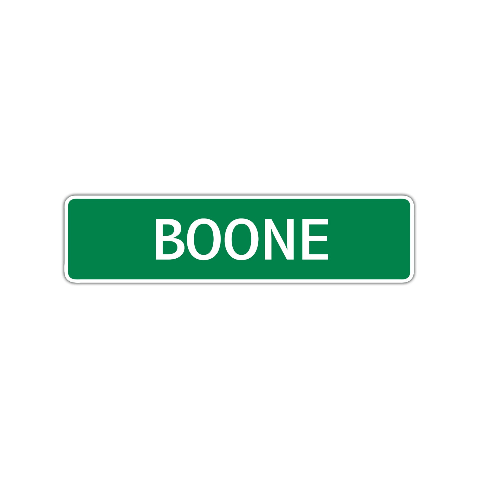 Boone Street Sign Children Name Room Plate