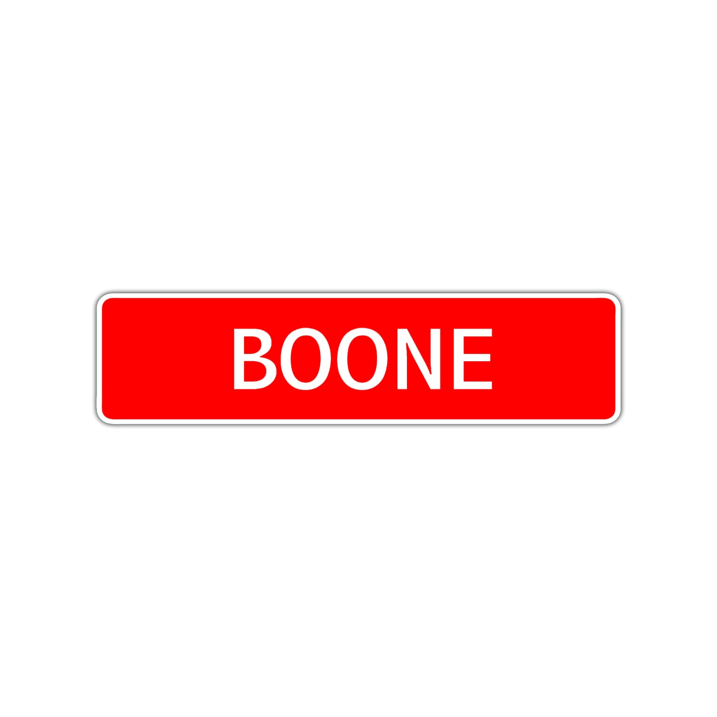 Boone Street Sign Children Name Room Plate
