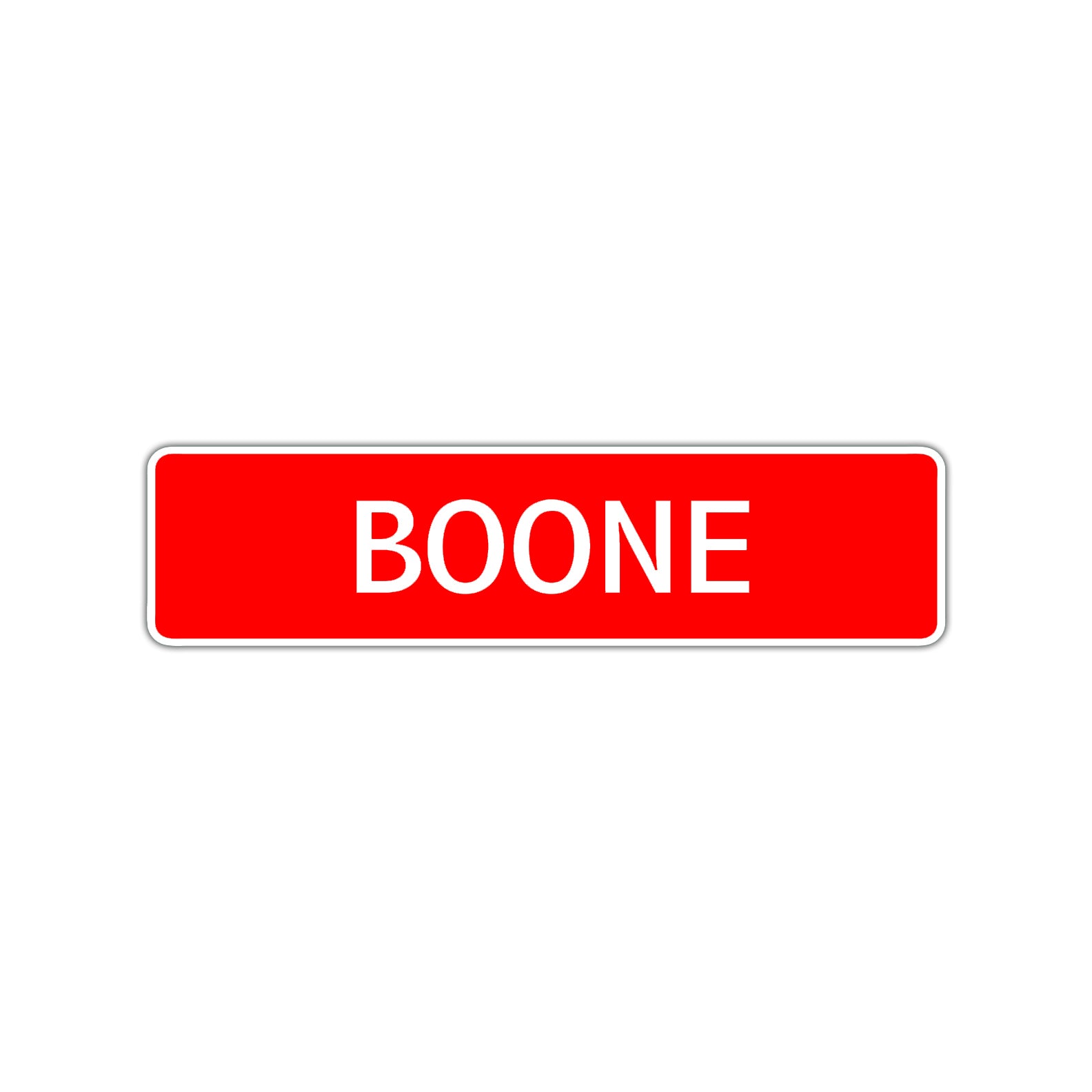 Boone Street Sign Children Name Room Plate