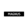 Magnus Street Sign Children Name Room Plate