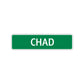 Chad Street Sign Children Name Room Plate