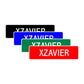 Xzavier Street Sign Children Name Room Plate