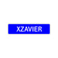Xzavier Street Sign Children Name Room Plate