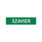 Xzavier Street Sign Children Name Room Plate
