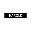 Harold Street Sign Children Name Room Plate