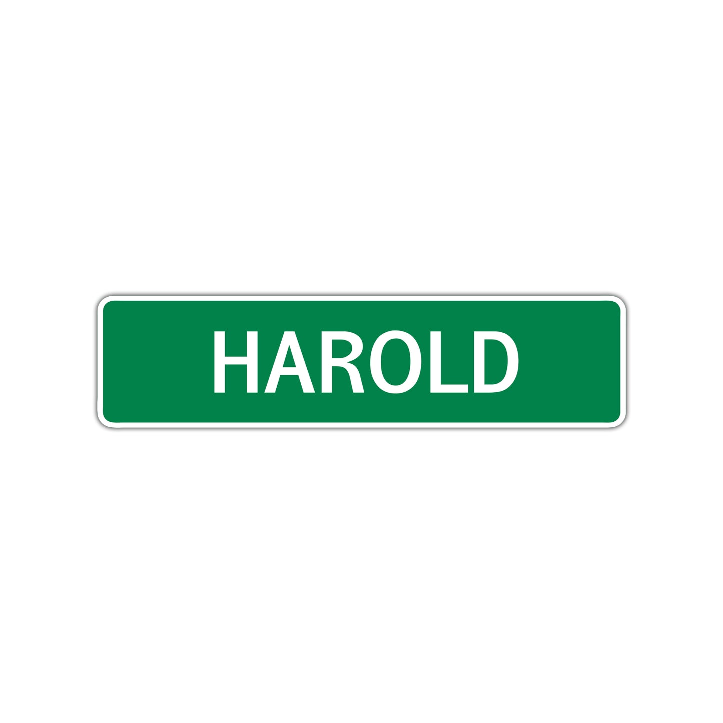 Harold Street Sign Children Name Room Plate