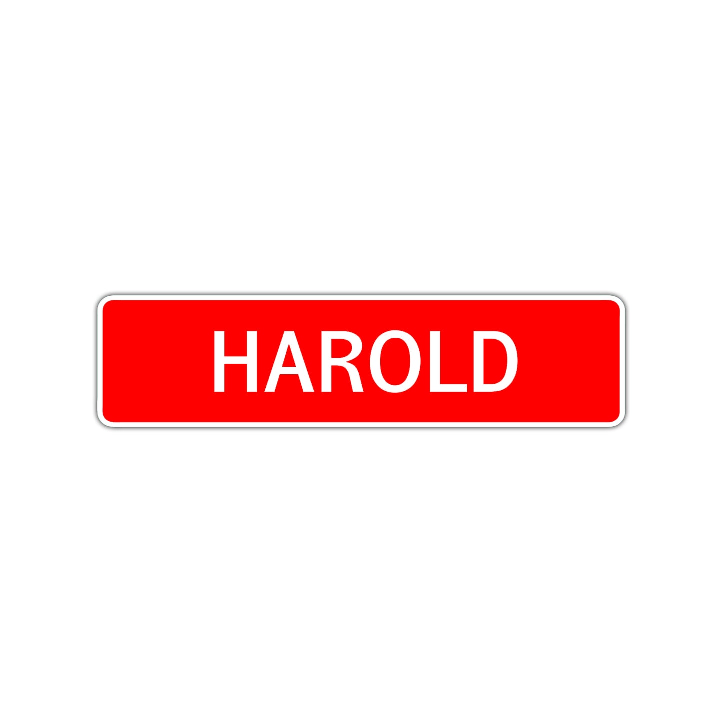 Harold Street Sign Children Name Room Plate