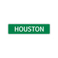 Houston Street Sign Children Name Room Plate