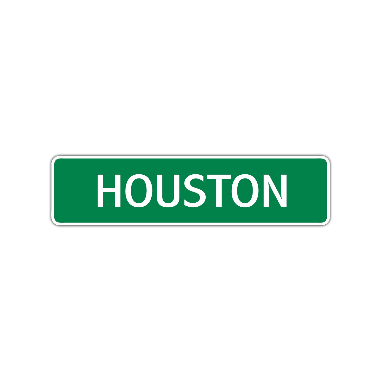 Houston Street Sign Children Name Room Plate