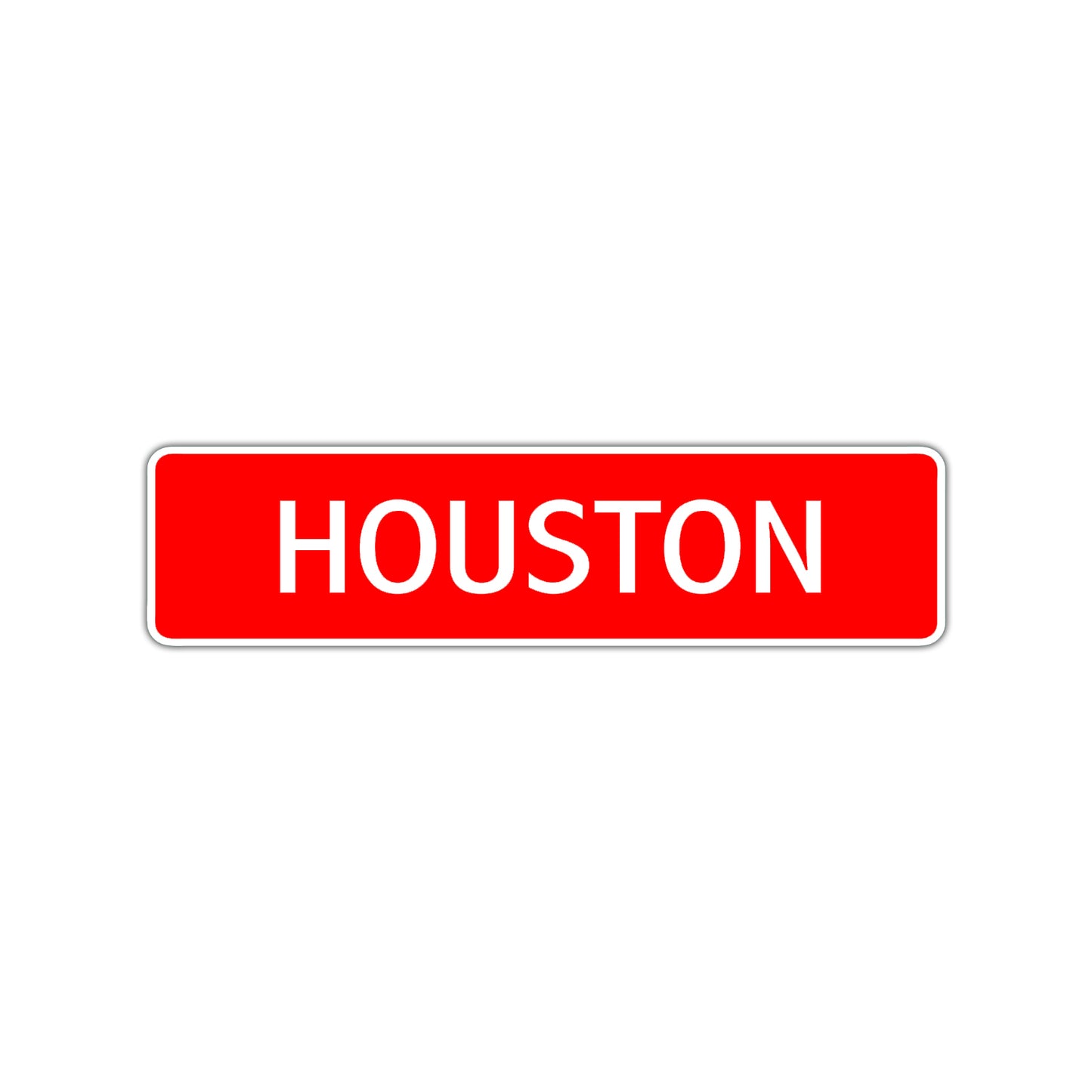 Houston Street Sign Children Name Room Plate