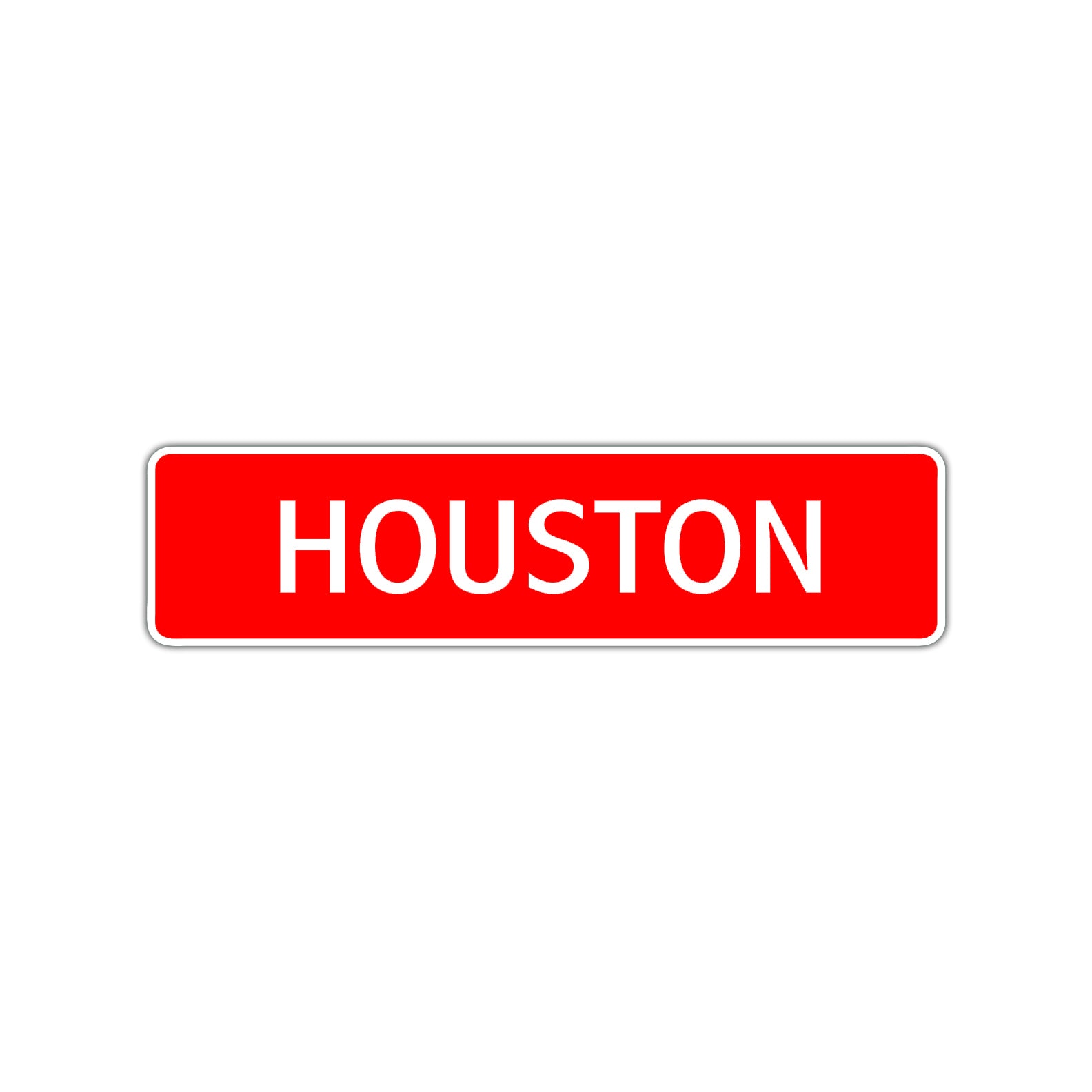 Houston Street Sign Children Name Room Plate