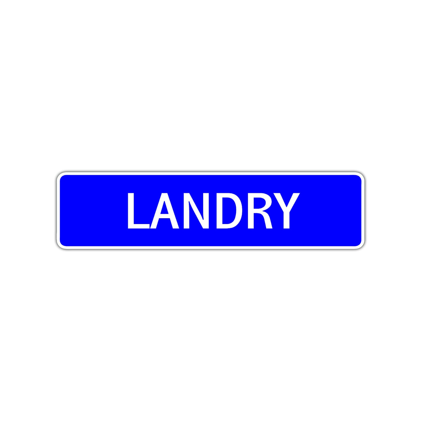 Landry Street Sign Children Name Room Plate