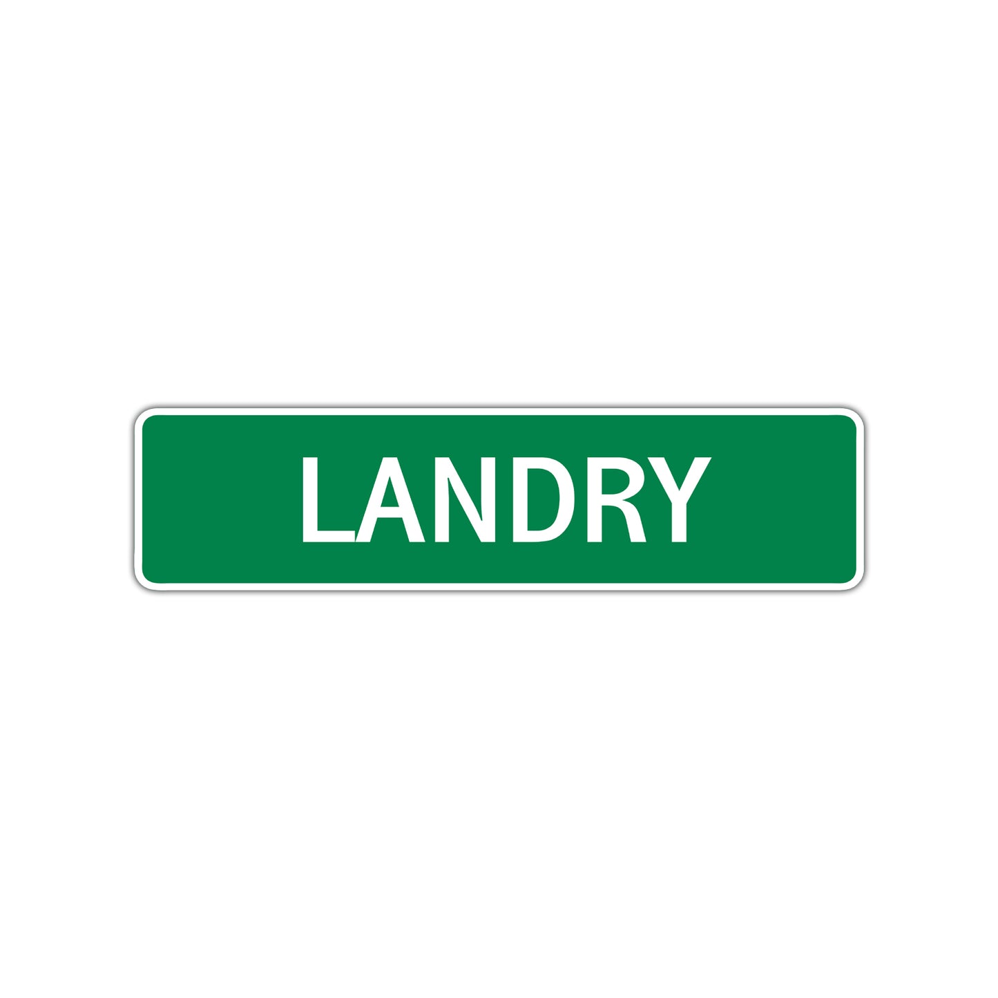Landry Street Sign Children Name Room Plate