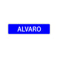 Alvaro Street Sign Children Name Room Plate