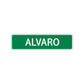 Alvaro Street Sign Children Name Room Plate