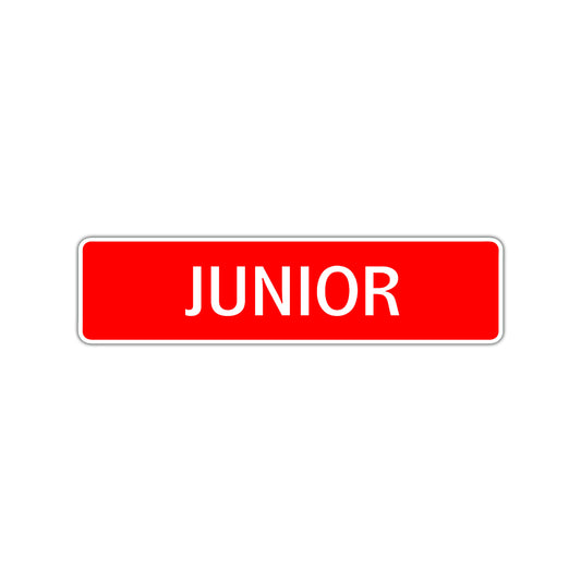 Junior Street Sign Children Name Room Plate