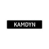 Kamdyn Street Sign Children Name Room Plate