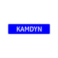 Kamdyn Street Sign Children Name Room Plate