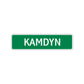 Kamdyn Street Sign Children Name Room Plate