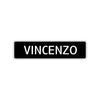 Vincenzo Street Sign Children Name Room Plate