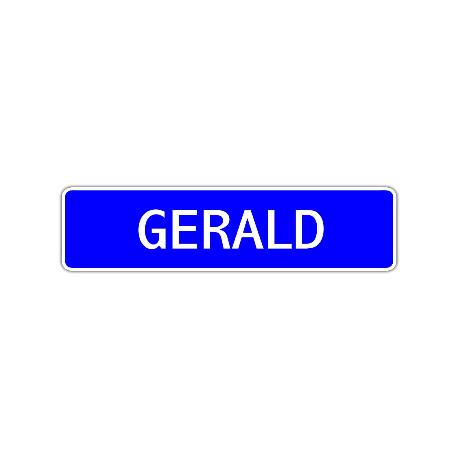Gerald Street Sign Children Name Room Plate