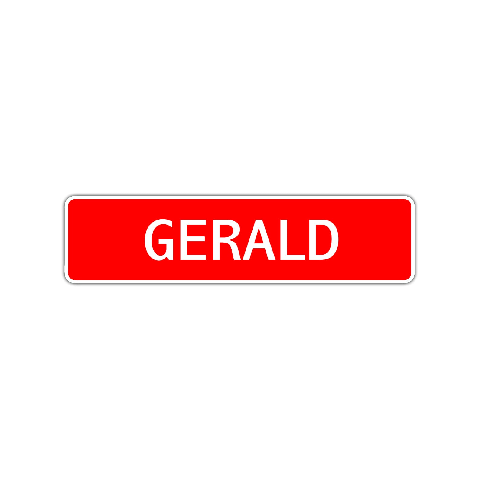 Gerald Street Sign Children Name Room Plate