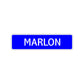 Marlon Street Sign Children Name Room Plate