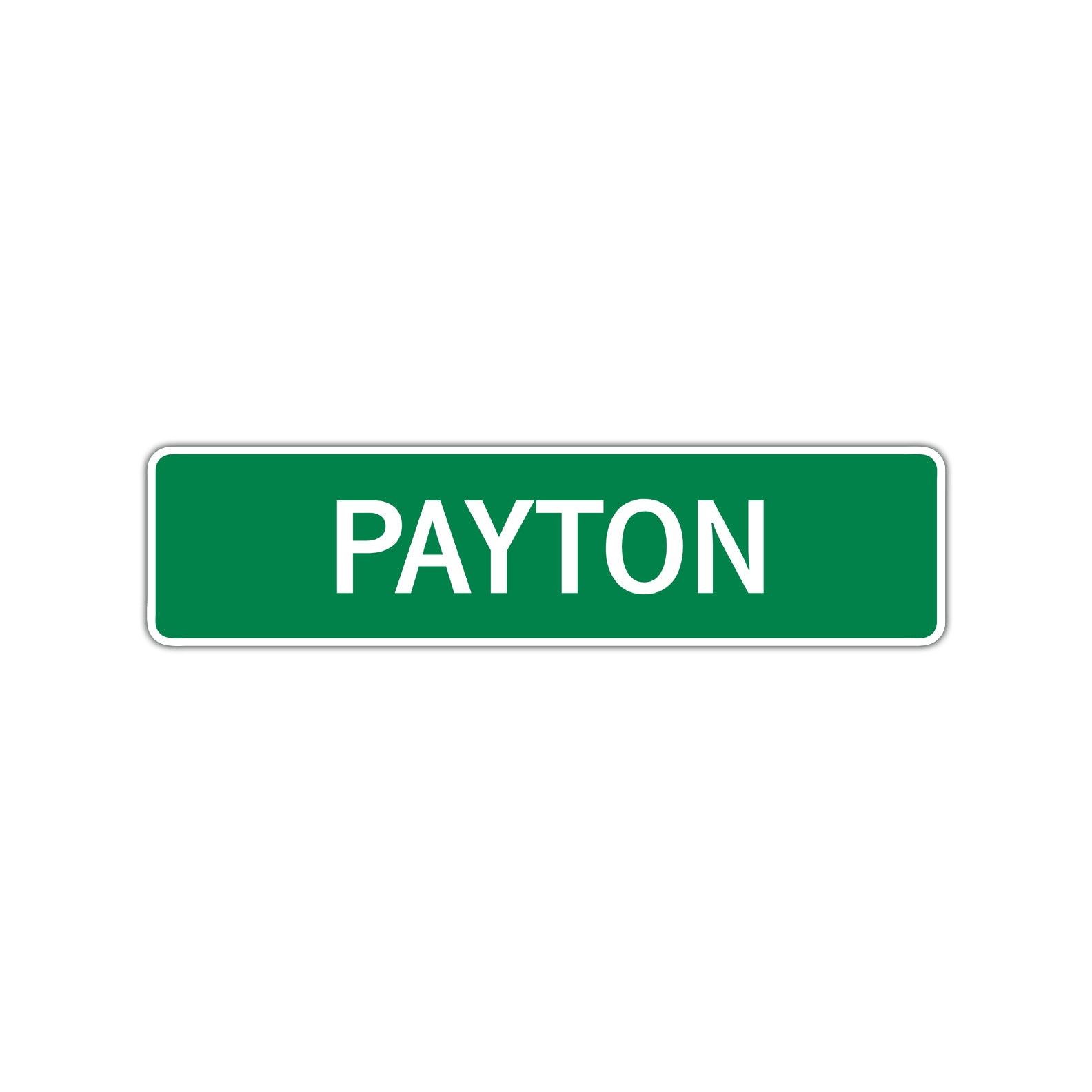 Payton Street Sign Children Name Room Plate