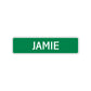 Jamie Street Sign Children Name Room Plate