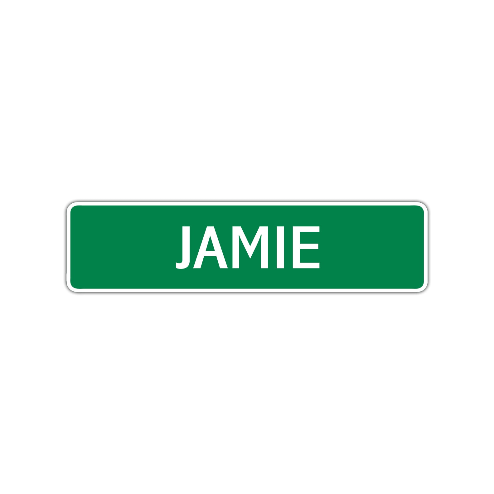 Jamie Street Sign Children Name Room Plate