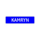 Kamryn Street Sign Children Name Room Plate