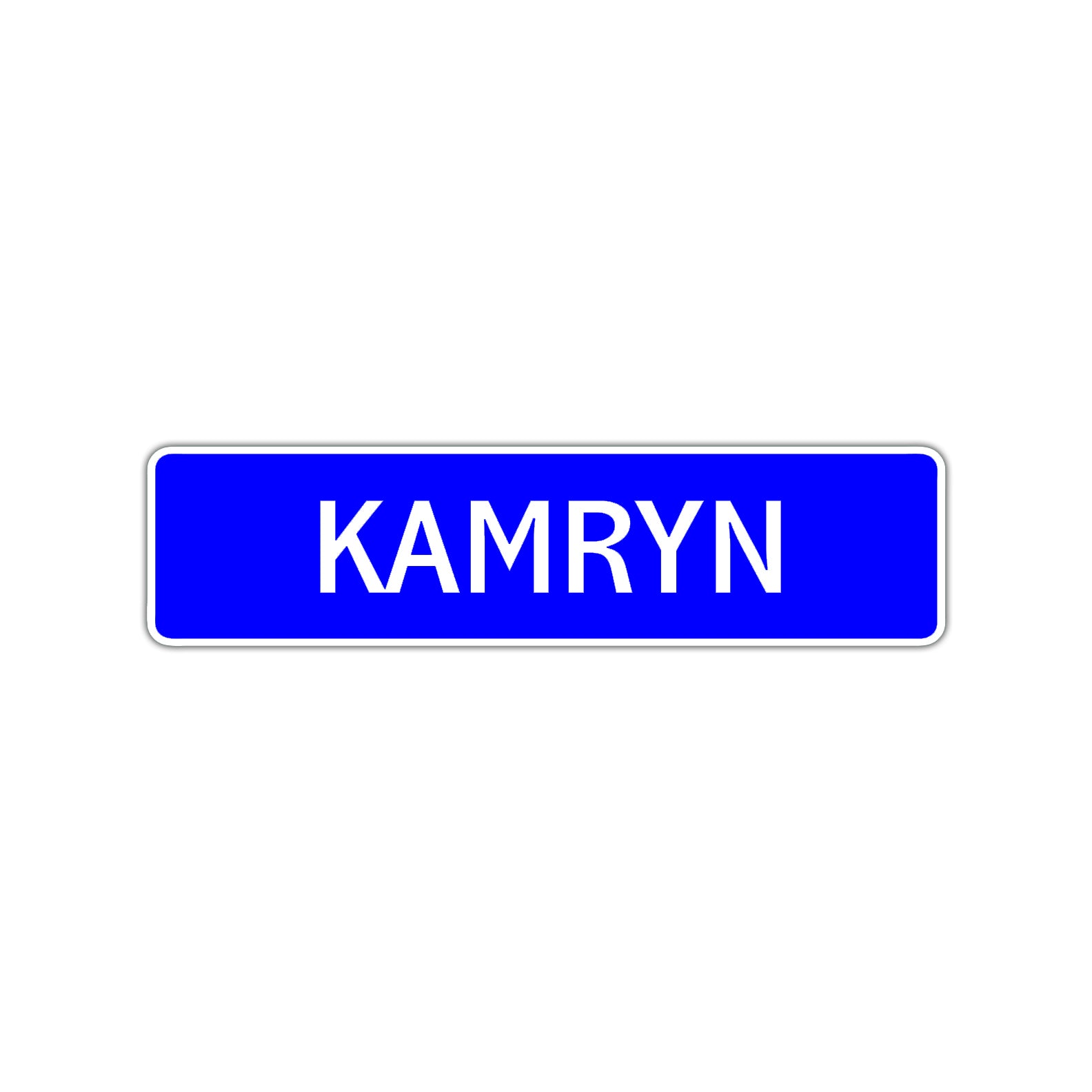 Kamryn Street Sign Children Name Room Plate
