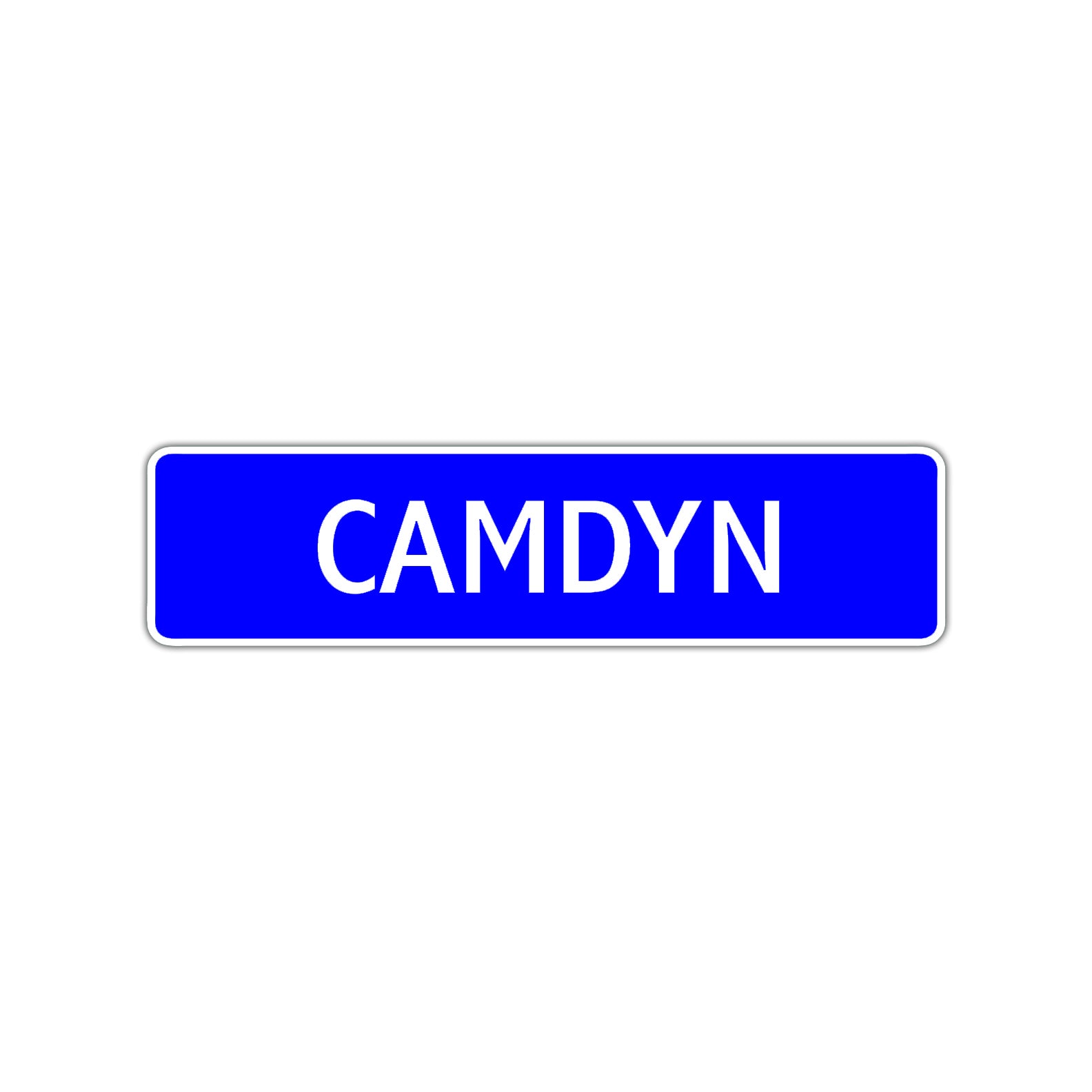 Camdyn Street Sign Children Name Room Plate