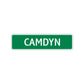 Camdyn Street Sign Children Name Room Plate