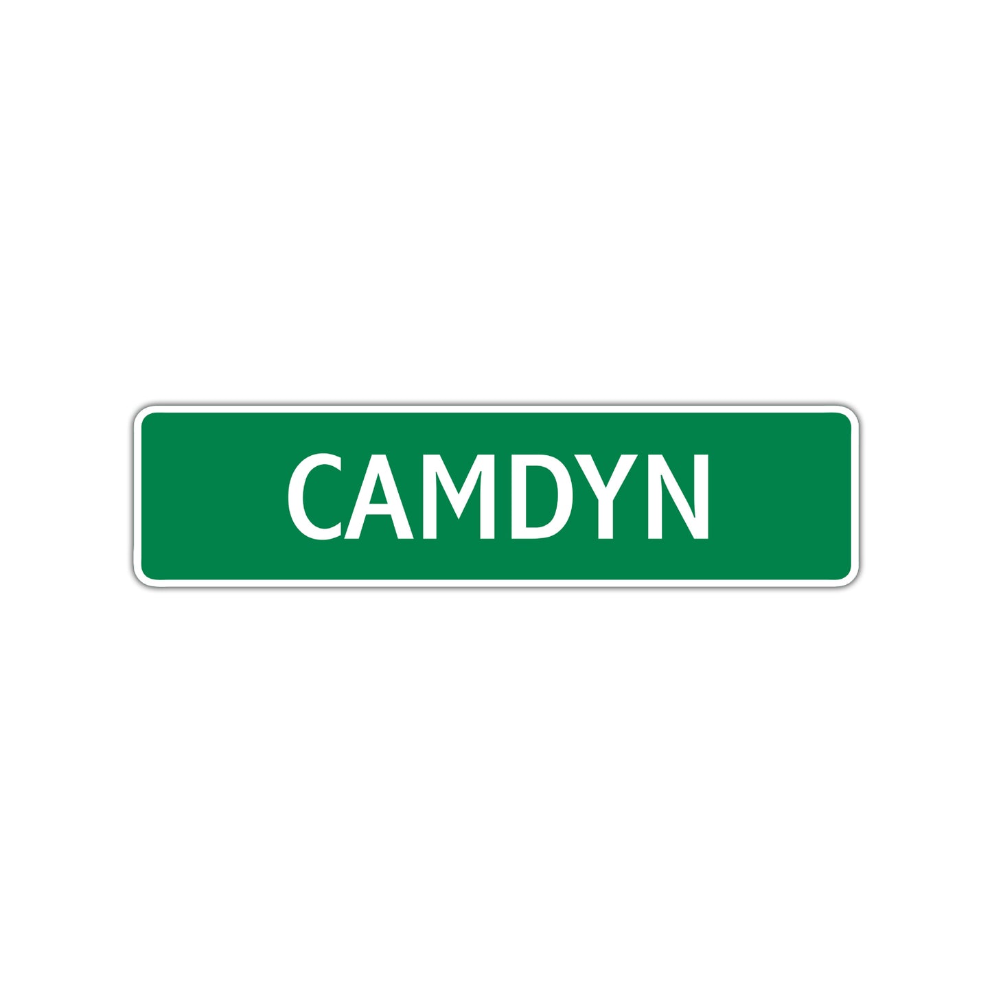 Camdyn Street Sign Children Name Room Plate