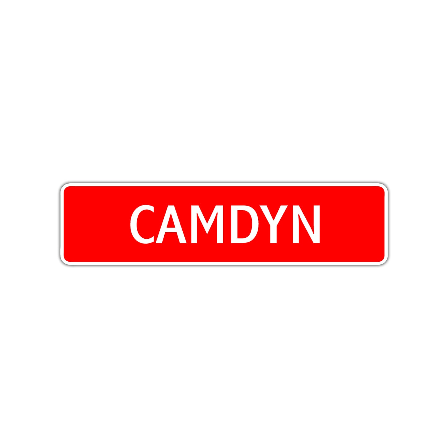Camdyn Street Sign Children Name Room Plate