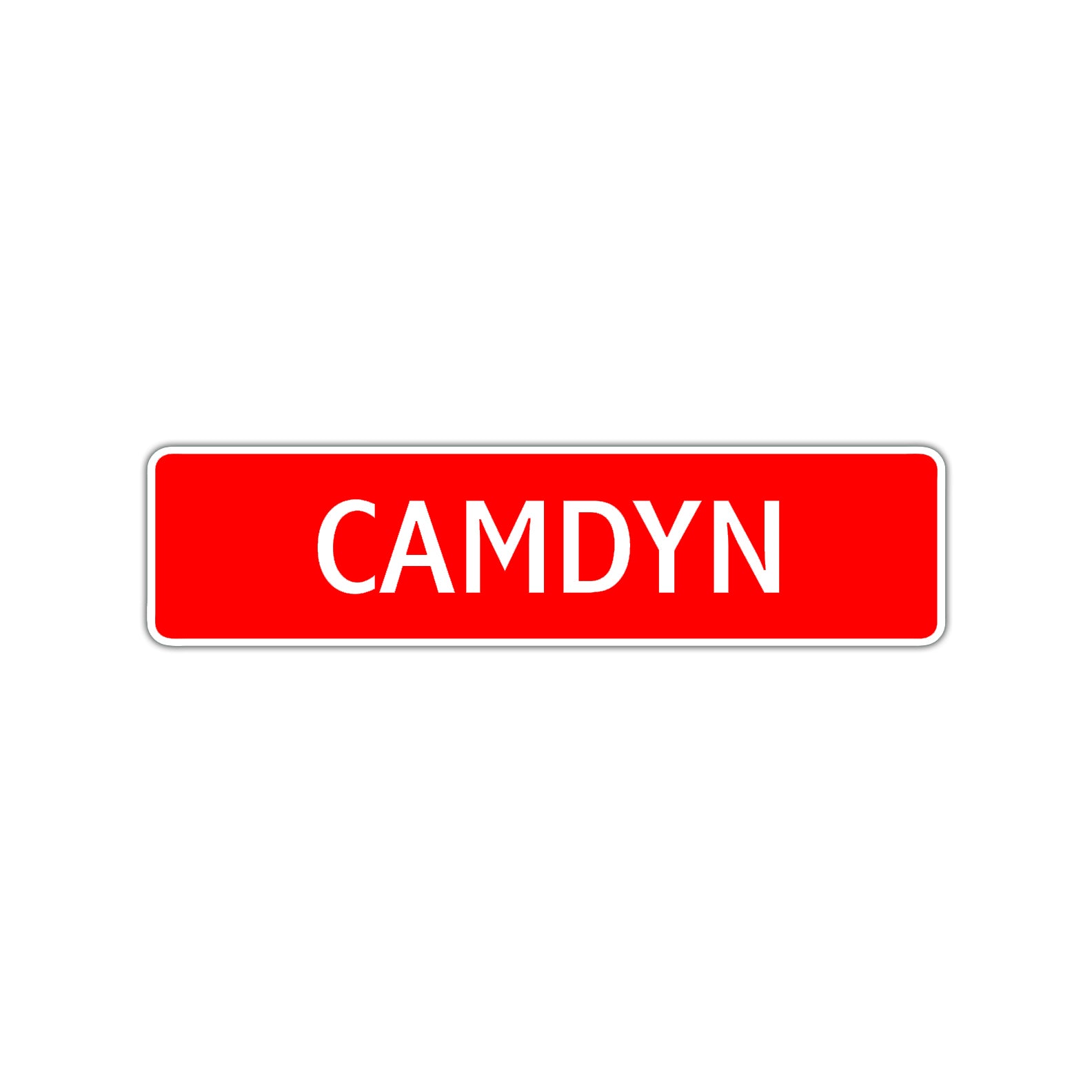 Camdyn Street Sign Children Name Room Plate